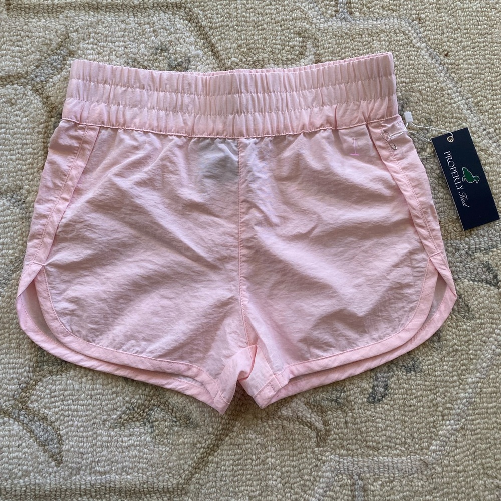 PROPERLY TIED Youth Girls Solis Shorts in Light Pink Size YL